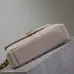 SAINT LAURENT Loulou Small Envelope Crossbody Bag – Blush Suede with Chevron Quilt & Gold YSL Logo (Detachable Chain Strap) #B58772