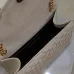 SAINT LAURENT Loulou Small Envelope Crossbody Bag – Dusty Beige Suede with Mixed-Quilt Stitching & Gold YSL Logo (Detachable Chain Strap) #B58769