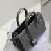 SAINT LAURENT Sac de Jour Small Tote Bag – Dark Gray Smooth Leather with Gold-Tone Hardware (Top Handles & Crossbody Strap) #B58761