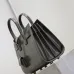 SAINT LAURENT Sac de Jour Small Tote Bag – Dark Gray Smooth Leather with Gold-Tone Hardware (Top Handles & Crossbody Strap) #B58761
