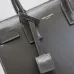 SAINT LAURENT Sac de Jour Small Tote Bag – Dark Gray Smooth Leather with Signature Hardware (Top Handles & Crossbody Strap) #B58770