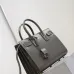 SAINT LAURENT Sac de Jour Small Tote Bag – Dark Gray Smooth Leather with Signature Hardware (Top Handles & Crossbody Strap) #B58770