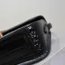 SAINT LAURENT Solferino Small Shoulder Bag – Black Croc-Embossed Patent Leather with Gold YSL Cassandre Closure  #B58751