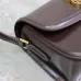 SAINT LAURENT Solferino Small Shoulder Bag – Deep Burgundy Box Leather with Iconic YSL Cassandre Closure  #B58750