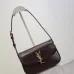 SAINT LAURENT Solferino Small Shoulder Bag – Deep Burgundy Box Leather with Iconic YSL Cassandre Closure  #B58750
