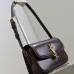 SAINT LAURENT Solferino Small Shoulder Bag – Deep Burgundy Box Leather with Iconic YSL Cassandre Closure  #B58750
