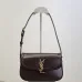 SAINT LAURENT Solferino Small Shoulder Bag – Deep Burgundy Box Leather with Iconic YSL Cassandre Closure  #B58750