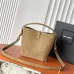 Saint Laurent 749036 Le 5A7 Mini Bucket Bag Suede Leather Gold Hardware 20cm #A67476