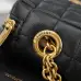 Saint Laurent 779649 Le Cassandre Matelassé Carré Vanity Bag Lambskin Gold Chain 18.5cm #A67475
