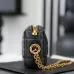 Saint Laurent 779649 Le Cassandre Matelassé Carré Vanity Bag Lambskin Gold Chain 18.5cm #A67475