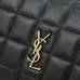 Saint Laurent 779649 Le Cassandre Matelassé Carré Vanity Bag Lambskin Gold Chain 18.5cm #A67475
