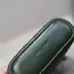 Saint Laurent 819285 GABY Mini Chain Cosmetic Bag - Dark Green Quilted Leather with Detachable Strap #B59504