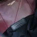 Saint Laurent 833948 Jamie 4.3 Large POCHON Bucket Bag - Burgundy Lambskin with Chain Strap #B59503