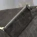 Saint Laurent 844346 Niki Series Suede Bucket Bag - Dark Brown with LE CASSANDRE Logo #B59502