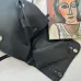 Saint Laurent Black Leather City Backpack with Metal Plaque Detail #B54561