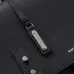 Saint Laurent Black Leather City Backpack with Metal Plaque Detail #B54561