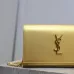 Saint Laurent CASSANDRE Chain Wallet (743364) - Gold, Italian Leather, Detachable Strap, 23×14×3cm #B59987