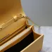 Saint Laurent CASSANDRE Chain Wallet (743364) - Gold, Italian Leather, Detachable Strap, 23×14×3cm #B59987