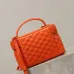 Saint Laurent GABY MINI Box Bag (766731) - Yellow, Sheepskin Quilted, Double Zipper, 18×11×6.5cm #B59986