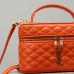 Saint Laurent GABY MINI Box Bag (766731) - Yellow, Sheepskin Quilted, Double Zipper, 18×11×6.5cm #B59986