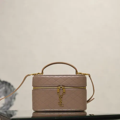 Saint Laurent GABY MINI Quilted Leather Vanity Case 18×11×6.5cm #B65025