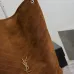 Saint Laurent Niki Suede Bucket Bag (844346) - CASSANDRE Stitching, Soft Silhouette, 33×16×40cm #B59980