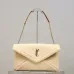 Saint Laurent Shearling Envelope Chain Clutch (769307) - Leopard Texture, Convertible Strap, 29.5×18×4.5cm #B59984