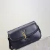Saint Laurent Solferino Box Shoulder Bag (832330) - Italian Box Leather, CASSANDRE Lock, 24.5×15×8.5cm #B59982