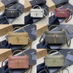 Saint Laurent Women's Quilted Handbags Iconic YSL Logo with Multiple Colors  Versatile Design for Luxury Enthusiasts #B57456