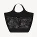 Saint Laurent  YSL ICARE in raffia in Black #B65738