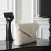 YSL 769307 LE Envelope Off White Lambskin Fold Clutch Evening Handbag #B65999