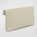 YSL 769307 LE Envelope Off White Lambskin Fold Clutch Evening Handbag #B65999