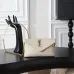YSL 769307 LE Envelope Off White Lambskin Fold Clutch Evening Handbag #B65999