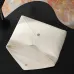 YSL 769307 LE Envelope Off White Lambskin Fold Clutch Evening Handbag #B65999