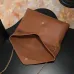 YSL 841702 LE Envelope Brown Lambskin Chain Shoulder Crossbody Clutch Handbag #B65997