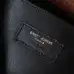 YSL 841702 LE Envelope Brown Lambskin Chain Shoulder Crossbody Clutch Handbag #B65997