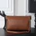 YSL 841702 LE Envelope Brown Lambskin Chain Shoulder Crossbody Clutch Handbag #B65997
