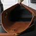YSL 841702 LE Envelope Brown Lambskin Chain Shoulder Crossbody Clutch Handbag #B65997