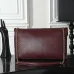 YSL 841702 LE Envelope Burgundy Lambskin Chain Shoulder Crossbody Evening Clutch Handbag #B65998