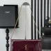 YSL 851921 Kate Smooth Calf Leather Gold Chain Shoulder Crossbody Clutch Handbag #B65995