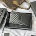 YSL Caviar Leather Zip Clutch Pouch 423297 W23xH13cm #B67181