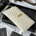 YSL Caviar Leather Zip Clutch Pouch 423297 W23xH13cm #B67181