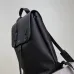 YSL Saint Laurent Sac De Jour Men's Black Grained Leather Backpack #B50218