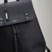 YSL Saint Laurent Sac De Jour Men's Black Grained Leather Backpack #B50218