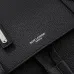 YSL Saint Laurent Sac De Jour Men's Black Grained Leather Backpack #B50218