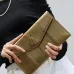 YSL Uptown Gold Snakeskin Clutch, 27 x 16 x 2 cm #B63194