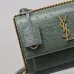 YSL Uptown Gold Snakeskin Clutch, 27 x 16 x 2 cm #B63195