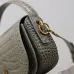 YSL VOLTAIRE Crocodile-Embossed Handbag, 24 x 15 x 5 cm #B63193