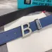 BALLY AAA+ belts Luxury Leather Belts Smooth Buckle Designer Belt width:3.4cm #B53958