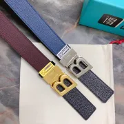 BALLY AAA+ belts Luxury Leather Belts Smooth Buckle Designer Belt width:3.4cm #B53958